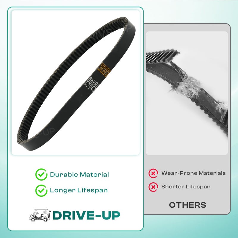Drive-up Club Car Drive Belt for 1993-Up DS and 2004-2014 Precedent Gas Golf Cart OEM 1016203 - Image 5